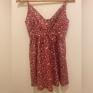SHEIN Red Flower Sundress